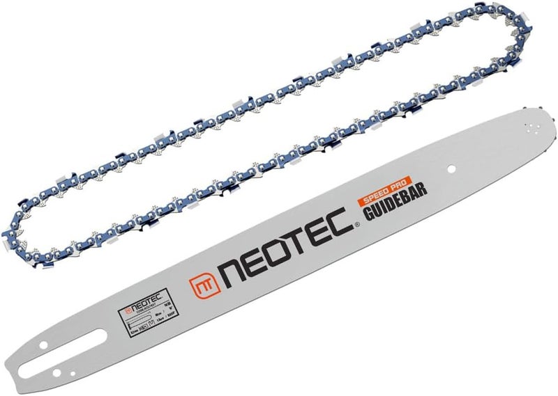 NEO-TEC 16-Inch Chainsaw Bar and Advance Cut Chainsaw Chain Combo, 3/8“LP Pitch, .050" Gauge, 56 Drive Links, Low Vibration Fits for Ryobi Makita Echo Poulan Craftsman Greenworks (160SDEA041) - Image 1